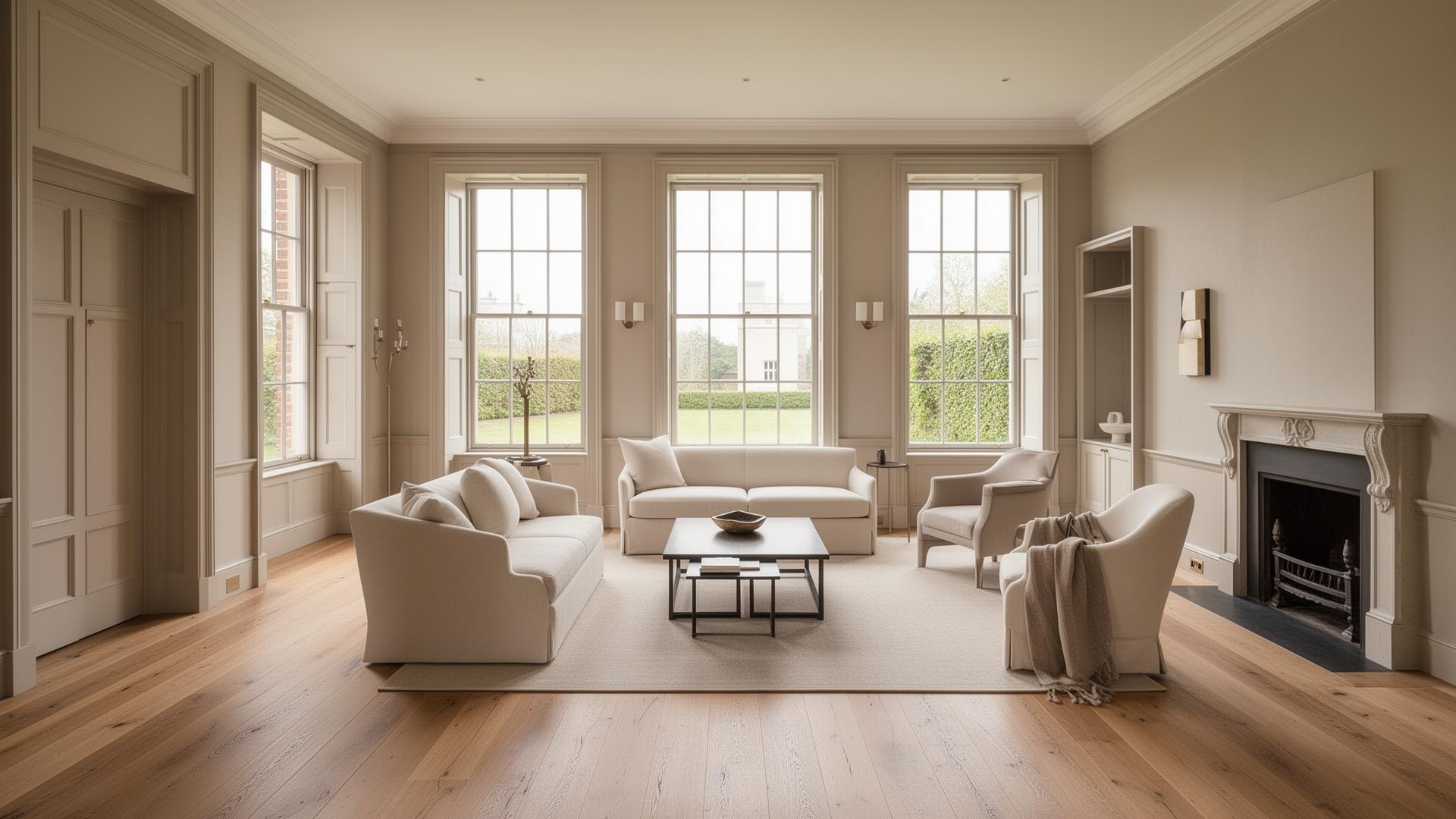 Refined interior of a Summerfield-developed family home